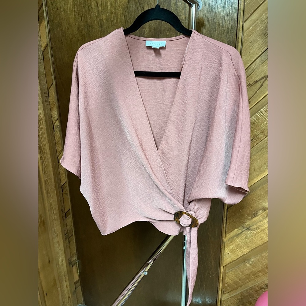 Topshop Womens Wrap Top size 12